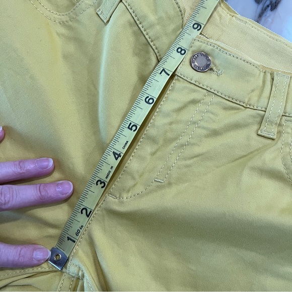 Louis Vuitton cropped ankle jeans gold side zippers Sz 0 - Picture 16 of 16